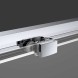 Vincea Душевая дверь Софт (Soft) VDS-3SO110CL, 1100, хром, стекло прозрачное