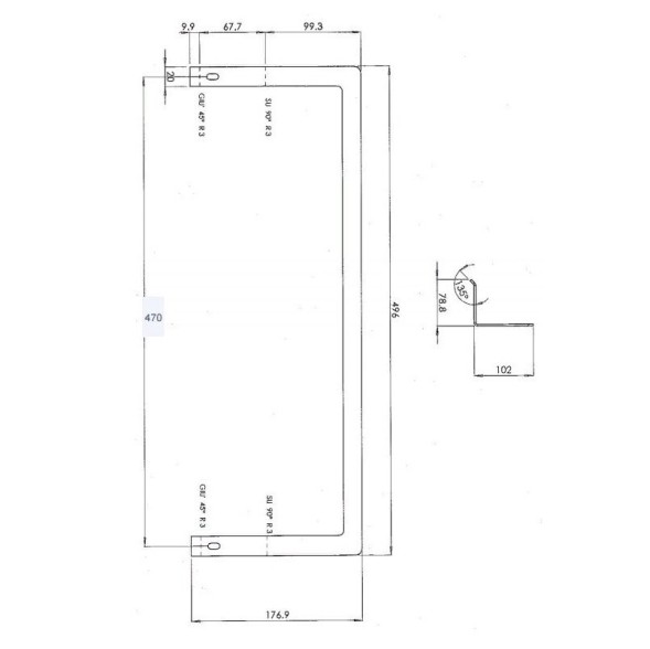 Полотенцедержатель Artceram Blend для раковины цвет хром BLA001