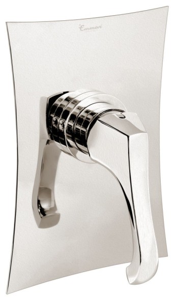 Emmevi Ares, встраиваемый в стену однорычажный смеситель для душа, цвет брашированный никель 76009/NS