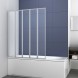 Vincea Душевая шторка на ванну VSB-32120CL, 1200*1400, хром, стекло прозрачное
