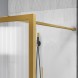 Vincea Душевая перегородка Волк-Ин (Walk-In) VSW-1HP800FLBG, 800*2000, брашированное золото, стекло рифленое