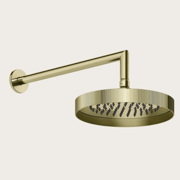Gessi Верхний душ, Inciso, шгв 200*200*281, цвет  Старинная латунь  58186#713