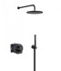 KLUDI NOVA FONTE Black, душевой комплект с термостатом для душа, арт. 208313915