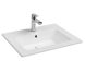 Раковина ISVEA SistemaT накладная ШГВ 615*465*140 отверстия для смесителя 1 цвет белый 10SL50061