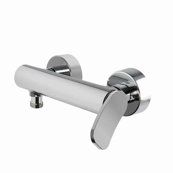 Смеситель для душа, Fima Carlo Frattini, Flo', цвет-брашированный никель F3805/1SN