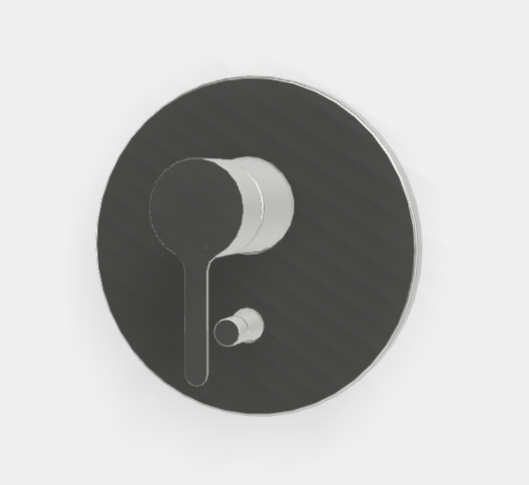 Смеситель для душа, Fima Carlo Frattini, Snap, на 2 потребителя, цвет-хром F3119X2CR