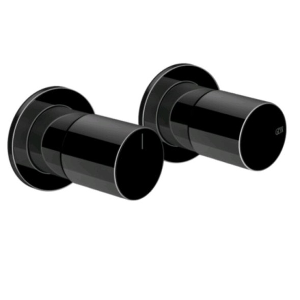 Gessi Смеситель для душа, Habito Unito, на 2 потребителя, цвет черный металл  70079#706