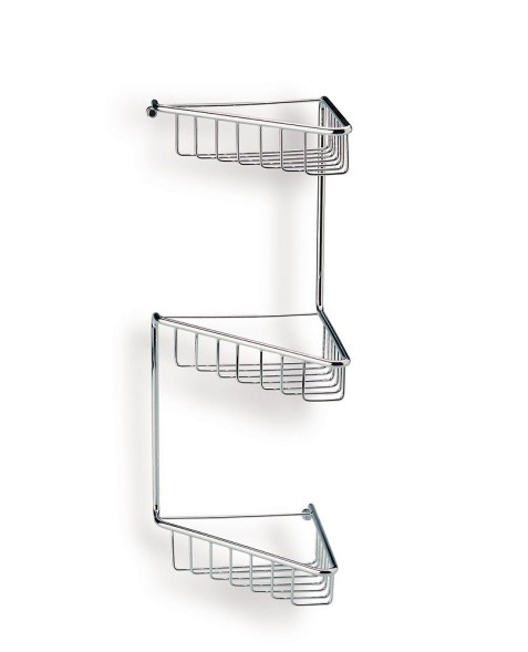 Stil Haus, решётка в ванную угловая 3-х уровневая, высота 54 см, цвет бронза