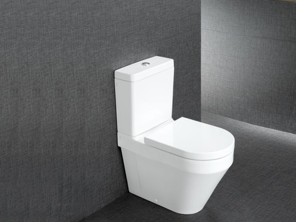 Унитаз HATRIA DAYTIME EVO YXV601 напольный моноблок под бачок слив универсальный цвет белый