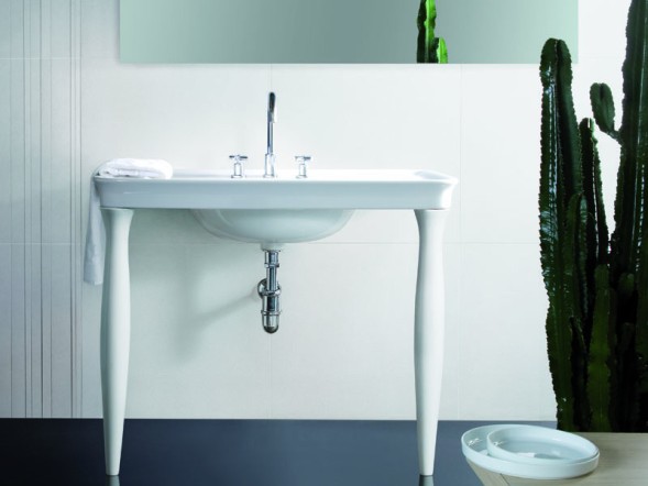 Раковина HATRIA DOLCEVITA Y0F001 подвесная с 1 отверстием с переливом цвет белый