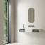 Vincea Раковина Солид Серфейс (Solid Surface)  VWB-6S212MW, 1200*400*200, подвесная, цвет белый матовый