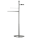 Стойка COLOMBO DESIGN PLANETS B9814 напольная с полотенцедержателем с мыльницей цвет хром