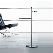 Стойка COLOMBO DESIGN PLANETS B9814 напольная с полотенцедержателем с мыльницей цвет хром