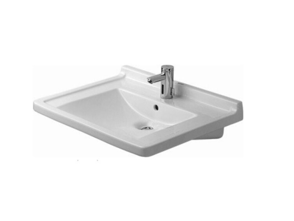 Duravit Раковина, Starck 3, шгв 700*545*200, отверстия для смесителя-1, цвет белый 0309700000