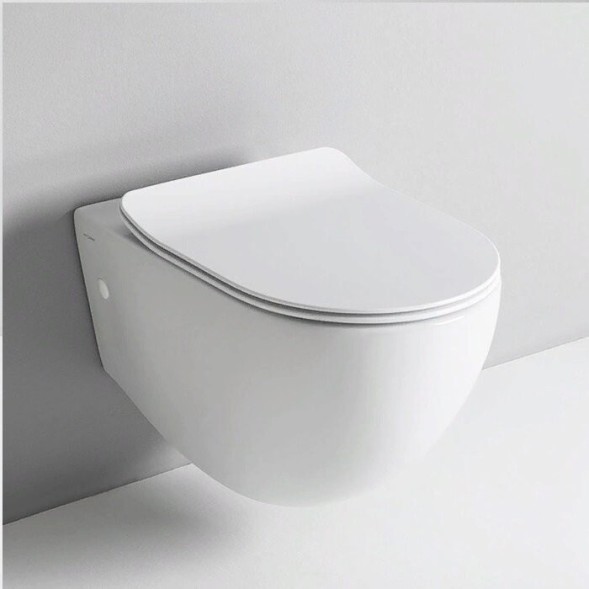 Сиденье с крышкой Artceram File 2.0 с микролифтом цвет белый FLA014 01