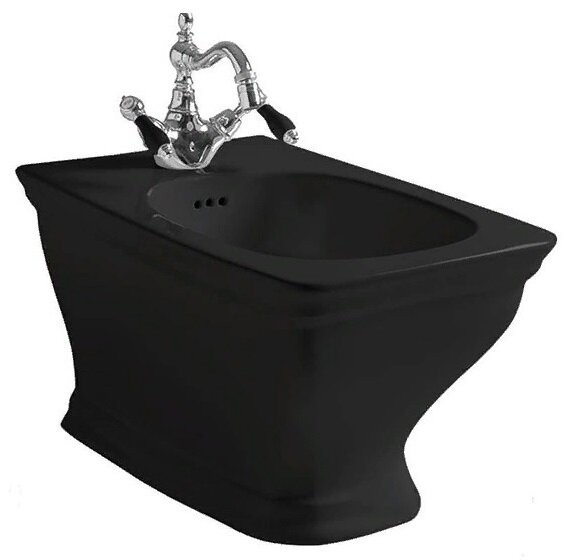 Биде Artceram Civitas подвесной с одним отверстием  цвет черный  CIB001 03 00