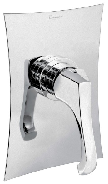 Emmevi Ares, встраиваемый в стену однорычажный смеситель для душа, цвет брашированный хром 76009/CRS