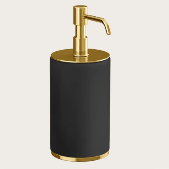 Gessi Дозатор для жидкого мыла, Origini, шгв 75*97*199, цвет дозатора черный матовый  66438#299