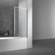 Vincea Душевая шторка на ванну VSB-41700CL, 700*1400, хром, стекло прозрачное