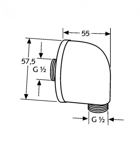 Подключение душевого шланга KLUDI SIRENA 6056305-00