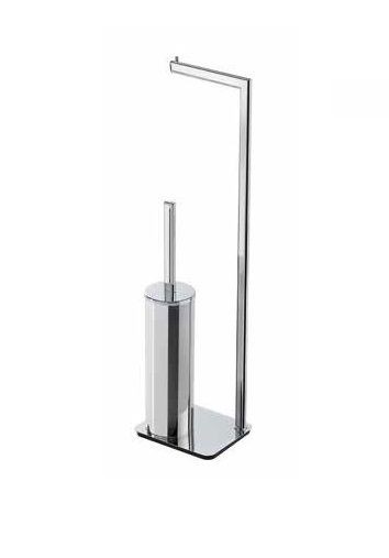 Stil Haus Diana, стойка: бумагодержатель + ерш металлический, цвет хром