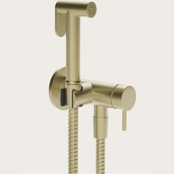 Gessi Гигиенический душ, цвет Латунь матовая  45130#727