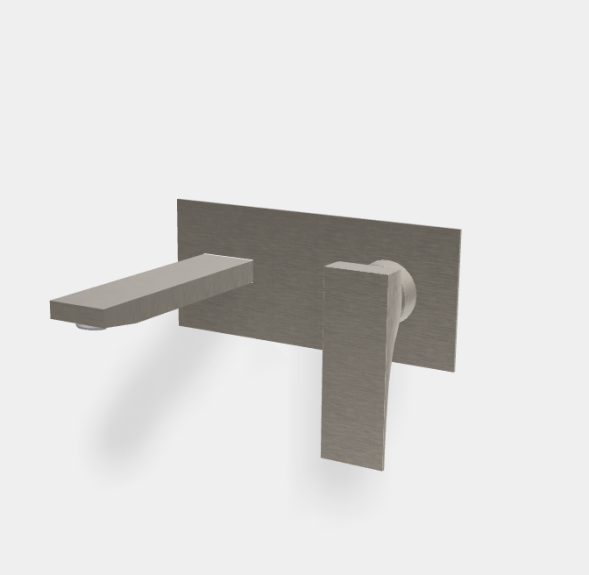 Смеситель для раковины, Fima Carlo Frattini, Zeta, цвет-брашированный никель F3971WX5SN