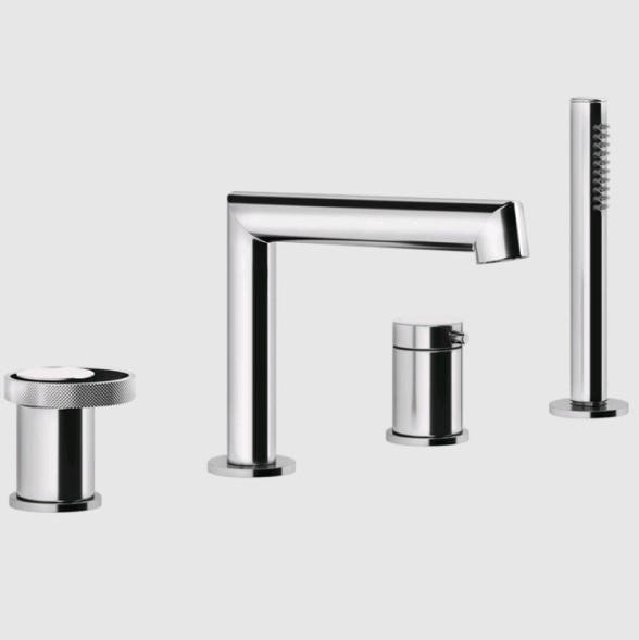 Gessi Смеситель для ванны и душа, Anello, цвет хром 63337#031