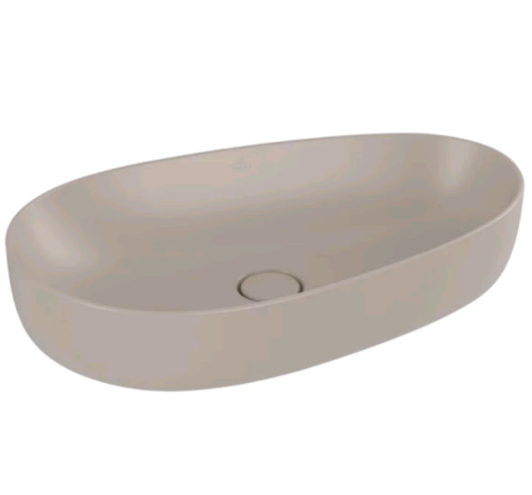 Villeroy&amp;Boch Раковина, Antao, шгв 510*400*146, отверстия для смесителя-отсутствуют, CeramicPlus, цвет-альпийский белый (белый Alpin) 4A7351R1