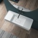 Vincea Раковина Солид Серфейс (Solid Surface)  VWB-6S380MW, 1000*400*150, подвесная, цвет белый матовый