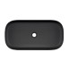 Раковина Scarabeo GLAM накладная без перелива без отверстий цвет черный матовый с антибактериальным и грязеотталкивающим покрытием BIOKER 1803 49 BK