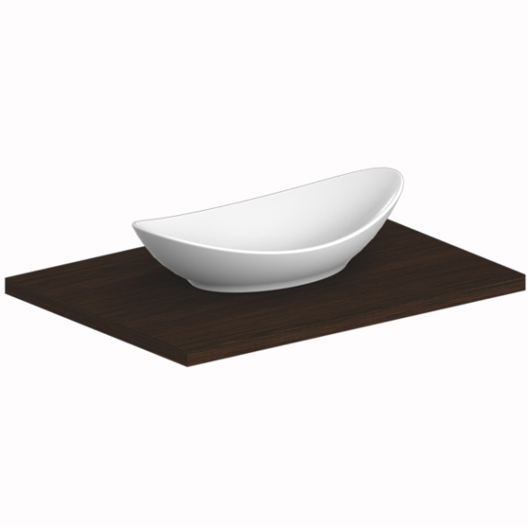 Раковина Scarabeo ZEFIRO накладная без перелива без отверстий цвет белый 8206