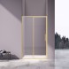 Vincea Душевая дверь Слим 8мм (Slim 8mm) VDP-4SL120CLG, брашированное золото, стекло прозрачное