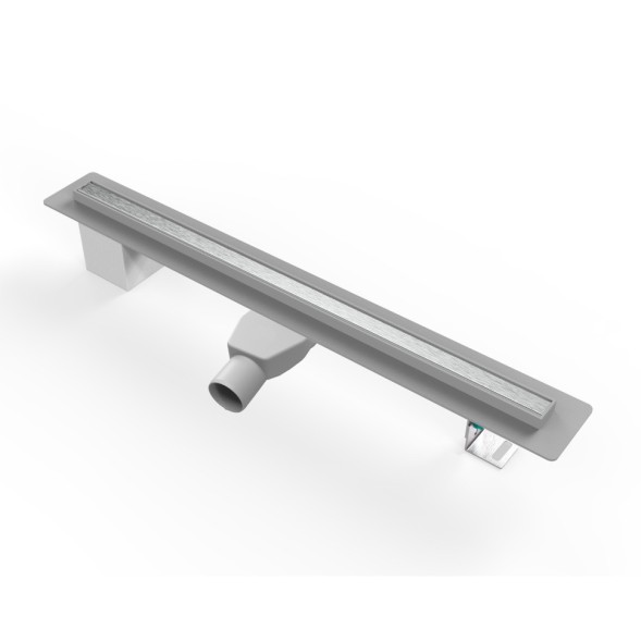 Paini Душевой лоток Slim Line 800 мм D50, сатин хром