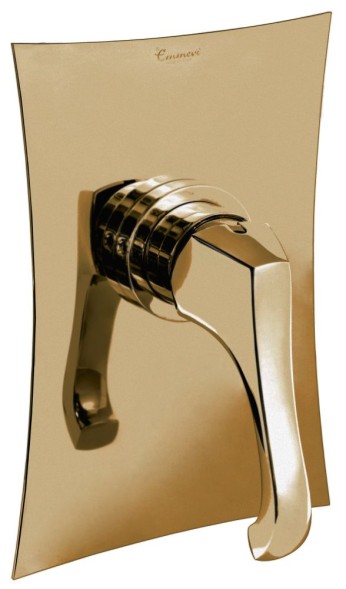 Emmevi Ares, встраиваемый в стену однорычажный смеситель для душа, цвет бронза 76009/BR