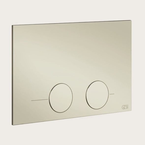Gessi Клавиша смыва, для унитаза, шгв 215*5*145, цвет Никель PVD  54617#720
