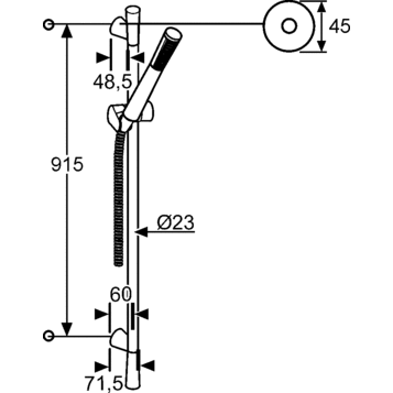 Душевой гарнитур KLUDI A-QA 3914005-00