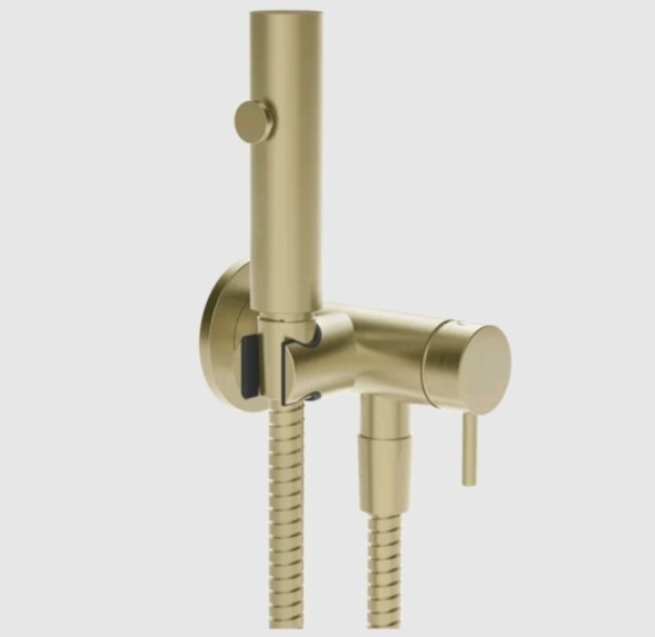 Gessi Гигиенический душ, цвет Латунь матовая  45131#727