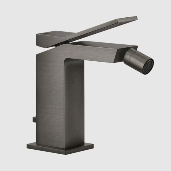 Gessi Смеситель для биде, Rettangolo K, цвет Черный брашированный металл  53007#707