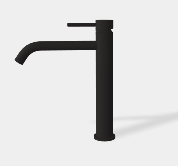 Смеситель для раковины, Fima Carlo Frattini, Spillo Up, цвет-черный матовый F3031LXSNS