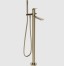 Gessi Смеситель для ванны и душа, Ventaglio, напольный, цвет Никель матовый 72028#149
