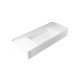 Vincea Раковина Солид Серфейс (Solid Surface)  VWB-6S312MW, 1200*400*150, подвесная, цвет белый матовый