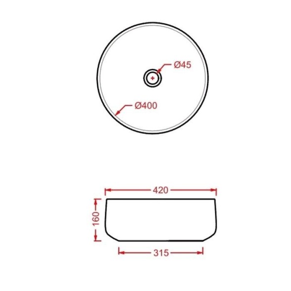Раковина Artceram Cognac Quadro накладная без отверстий  цвет Zync yellow COL001 12 00