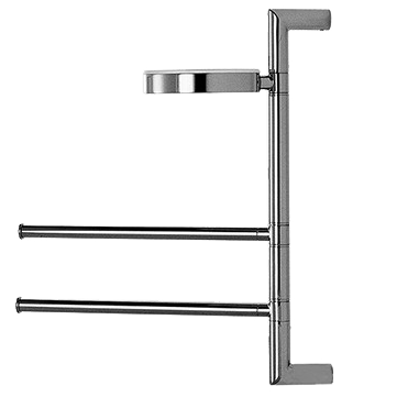Стойка COLOMBO DESIGN PLANETS B9824 настенная с полотенцедержателем с мыльницей цвет хром