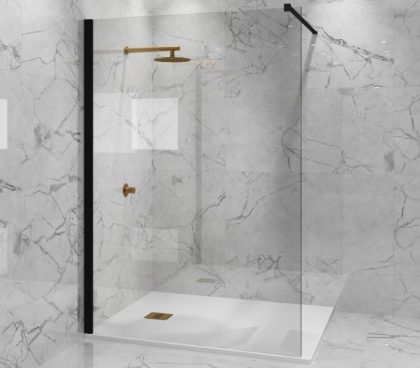 Paini Душевая перегородка 100x195 стекло прозрачное