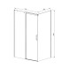 Vincea Душевой уголок Дайс (Dice) VSR-4D1013CLB, 1300*1000, черный, стекло прозрачное
