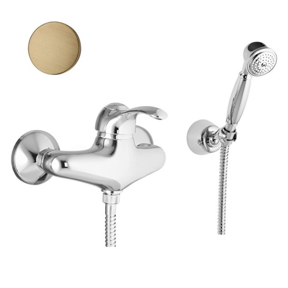 Смеситель для душа Webert Aurora AU870101065, бронза