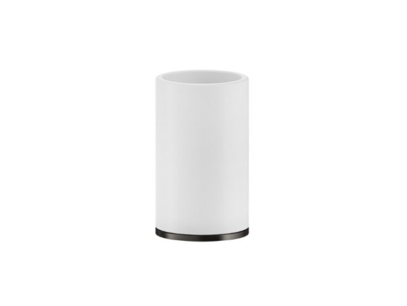 Gessi Стакан, Inciso, шгв 75*75*127, цвет чёрный#черный брашированный металл  58532#707