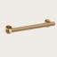 Gessi Поручень, Inciso, прямой, шгв 522*70*65, цвет теплая бронза  58423#735
