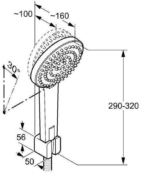 Душевой гарнитур KLUDI A-QA 6615005-00